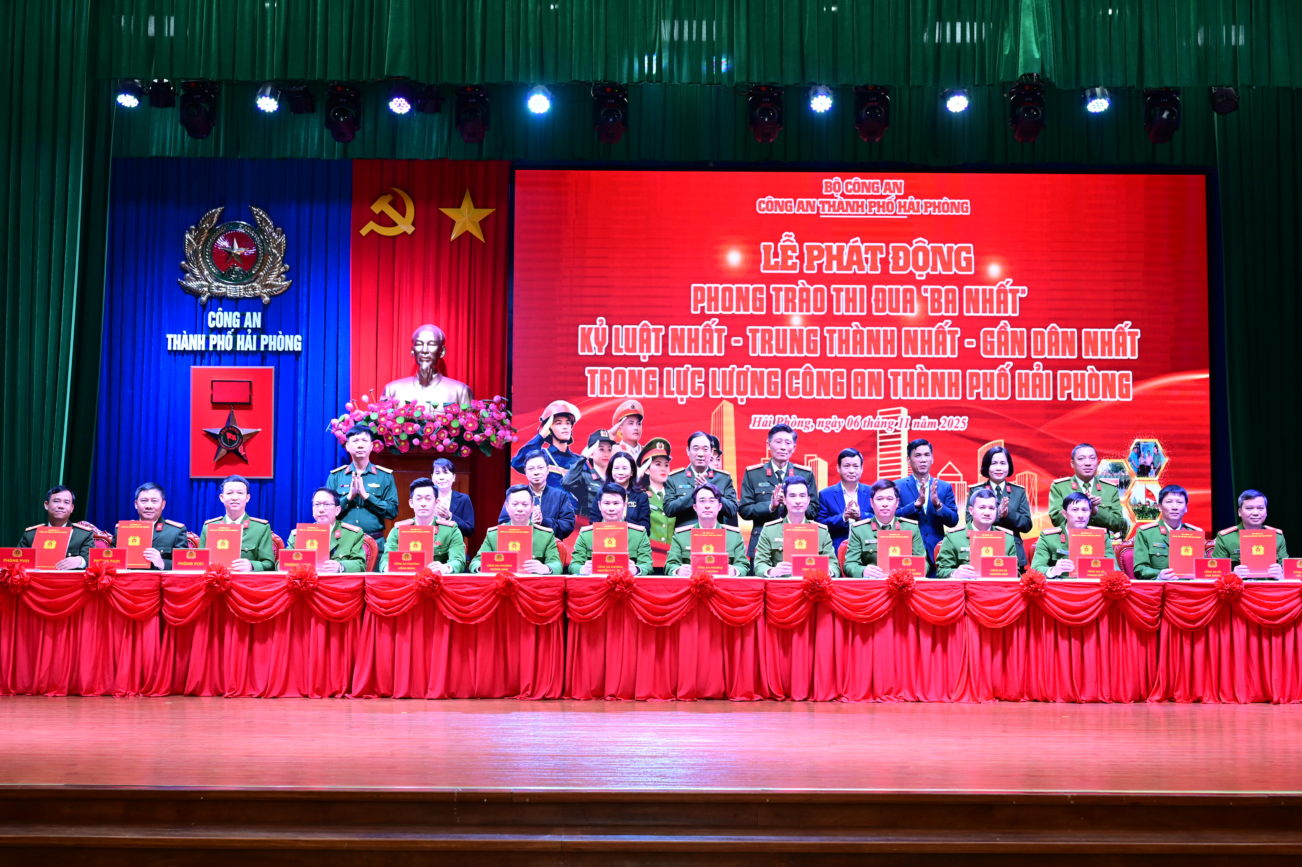 Phát động phong trào thi đua “Ba nhất” trong toàn lực lượng CATP Hải Phòng